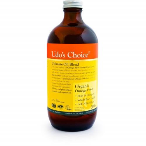 Mezcla de aceites orgánica Ultimate de Udo's Choice - 500ml
