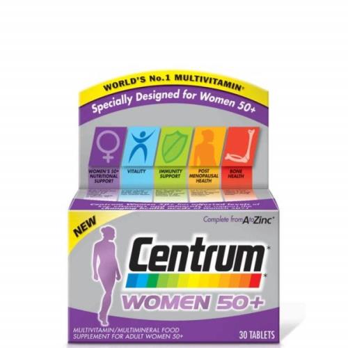 Comprimidos multivitamínicos 50 Plus para mujer de Centrum - (30 compr...
