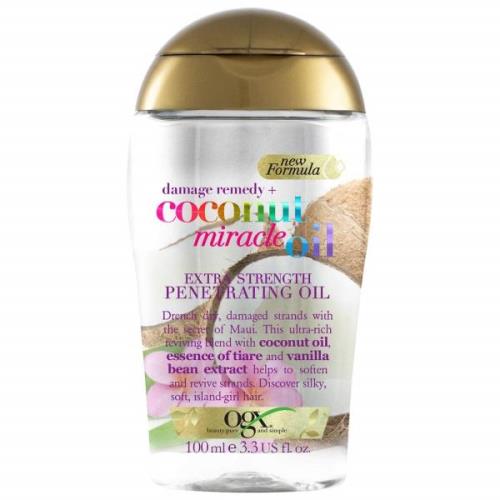 OGX Damage Remedy+ Coconut Miracle Oil Extra Strength Penetrating Oil ...