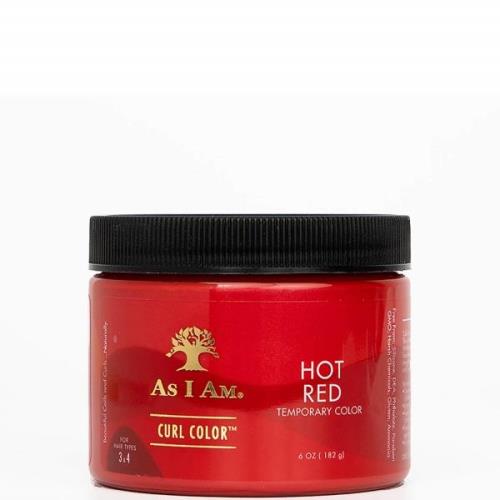 Gel de color Curl Color de As I Am en el tono Hot Red, 182 g