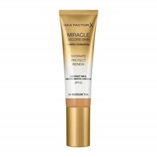 Max Factor Miracle Touch Second Skin 30ml (Various Shades) - Medium/Ta...