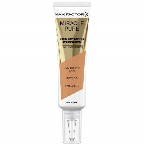 Max Factor Miracle Pure Skin Improving Foundation 30ml (Various Shades...