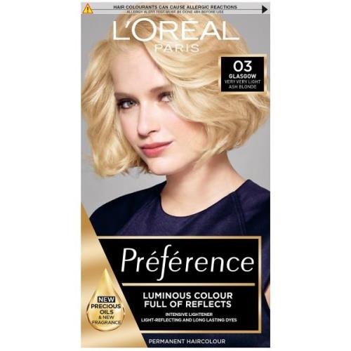 L'Oréal Paris Préférence Infinia Hair Dye (Various Shades) - 03 Lighte...