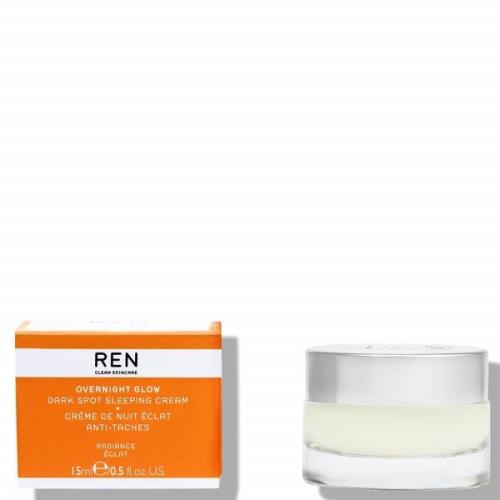 REN Clean Skincare Overnight Glow Dark Spot Sleeping Cream 15ml