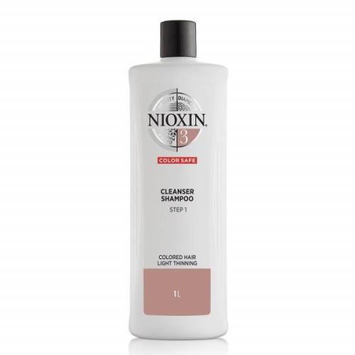NIOXIN 3-Part System 3 Champú Limpiador para cabellos coloreados con l...