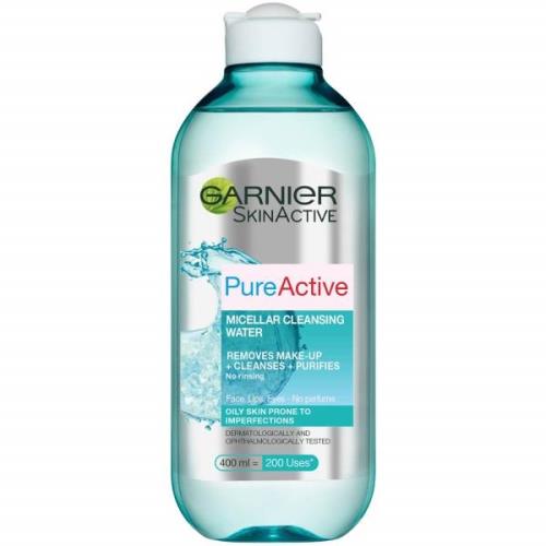 Agua limpiadora Pure Miscellar de Garnier (400 ml)