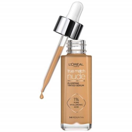 L'Oréal Paris True Match Nude Plumping Tinted Serum (Various Shades) -...