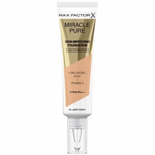 Max Factor Miracle Pure Skin Improving Foundation 30ml (Various Shades...