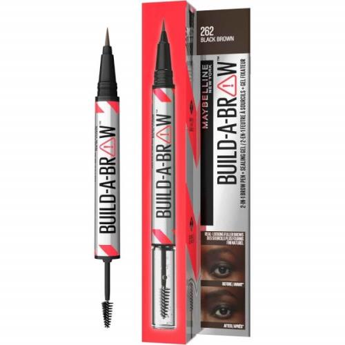 Maybelline Build-A-Brow 2 Easy Steps Eye Brow Pencil and Gel (Various ...
