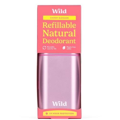 Wild Cherry Blossom Deodorant in Pink Case 40g