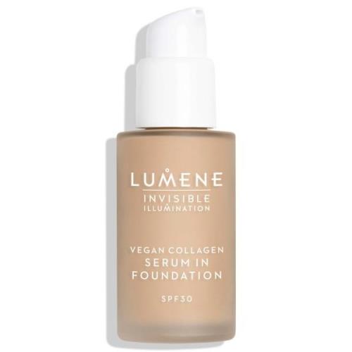 Lumene Invisible Illumination SPF30 Vegan Collagen Serum in Foundation...