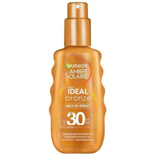 Garnier Ambre Solaire Ideal Bronze Milk-In Tanning Spray for Face and ...