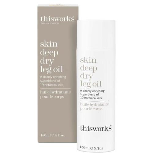 this works Skin Deep Dry Leg Oil 150ml