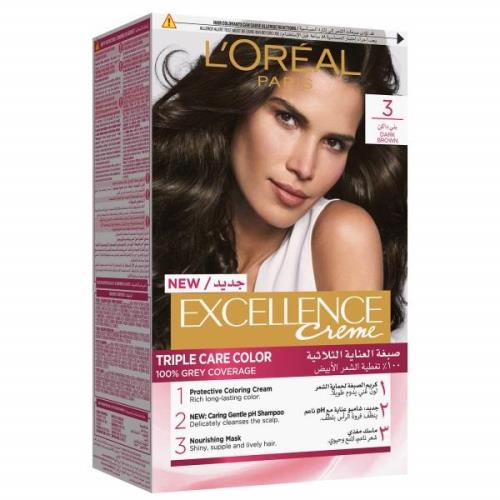 L'Oreal Paris Excellence Crème Permanent Hair Colour (Various Colours)...