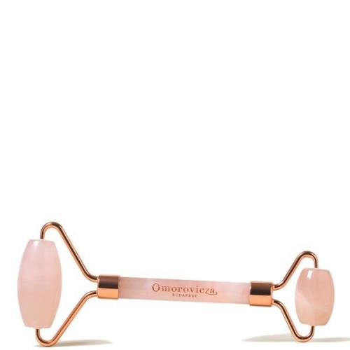 Omorovicza Rose Quartz Roller (double ended) in box