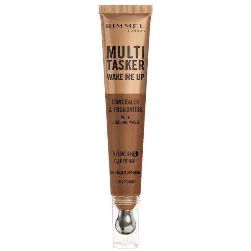 Rimmel Multi-Tasker Wake Me Up Foundation and Concealer 20ml (Various ...