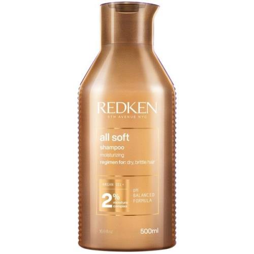 Redken All Soft Shampoo For Dry, Brittle Hair 500ml