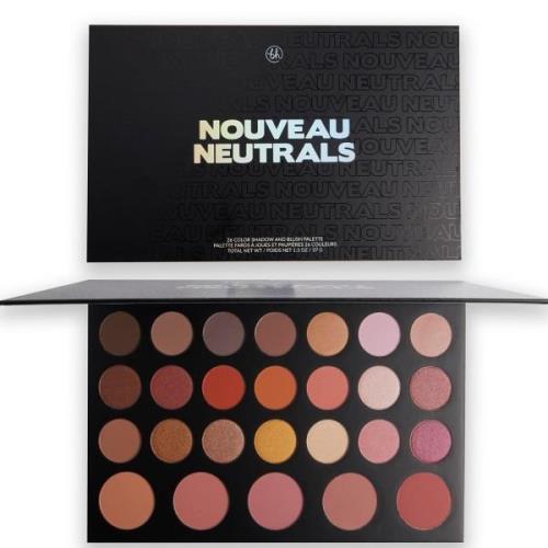 BH Cosmetics Nouveau Neutrals - 26 Color Shadow and Blush Palette