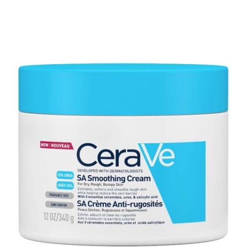 CeraVe SA Smoothing Cream with Salicylic Acid for Dry, Rough & Bumpy S...