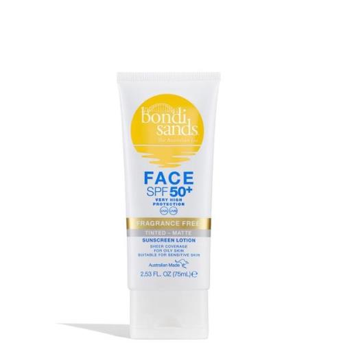 Bondi Sands SPF 50+ Fragrance Free 4 Star Matte Tinted Face Lotion 75m...