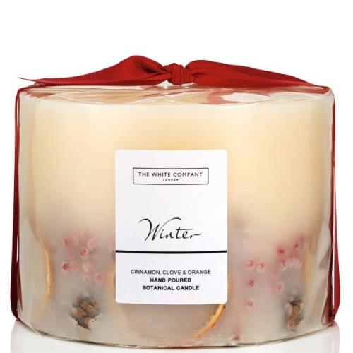 The White Company Winter Large Botanical Candle 1.5kg