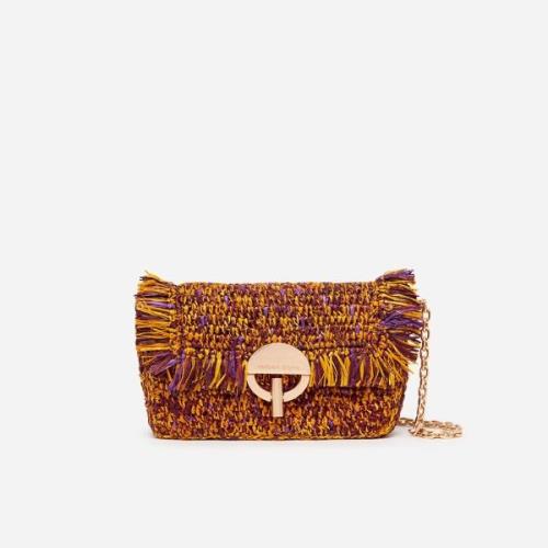 Bolso bandolera de rafia NANO MOON