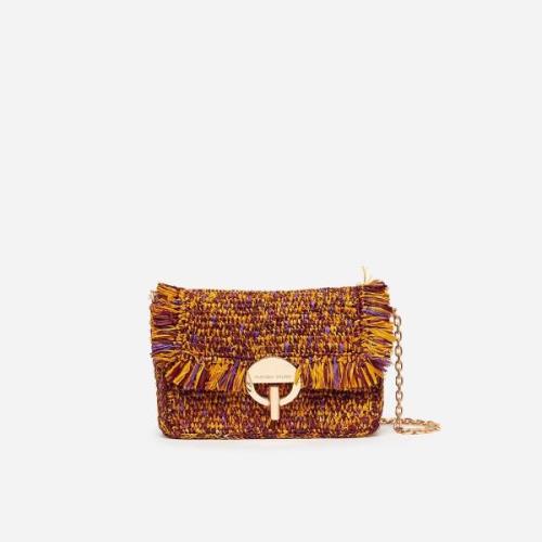 Bolso bandolera de rafia MOON M