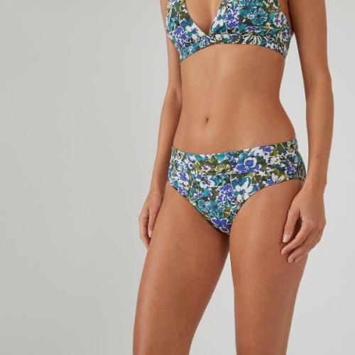 Braguita de bikini con dobladillo, de flores