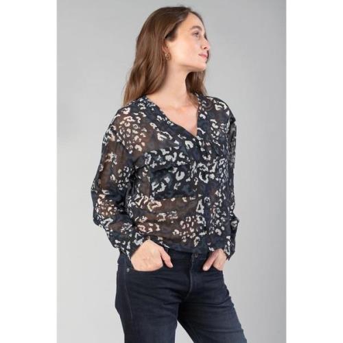 Blusa vaporosa estampada