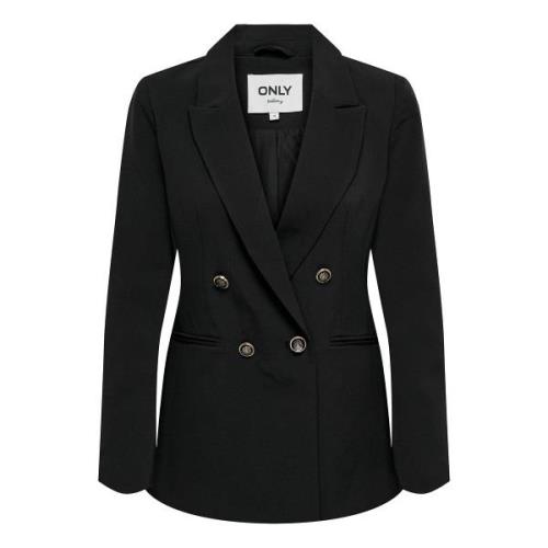 Blazer corte recto, abotonada