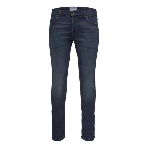 Vaquero slim de punto denim superstretch Loom