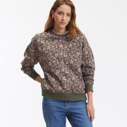 Sudadera estampada de flores