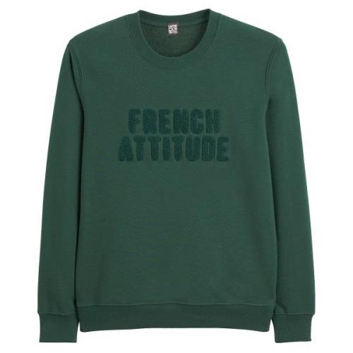 Sudadera bordada cuello redondo French attitude