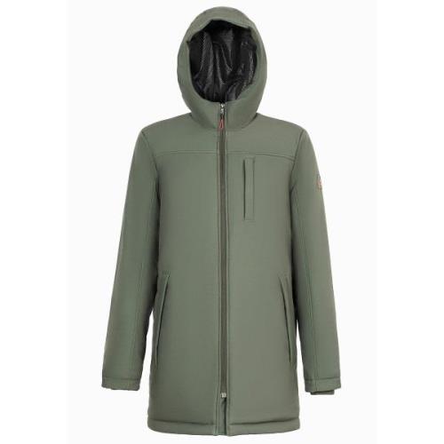 Parka con capucha