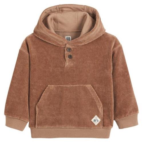 Sudadera de pana con capucha