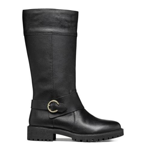 Botas tipo biker de piel Hoara